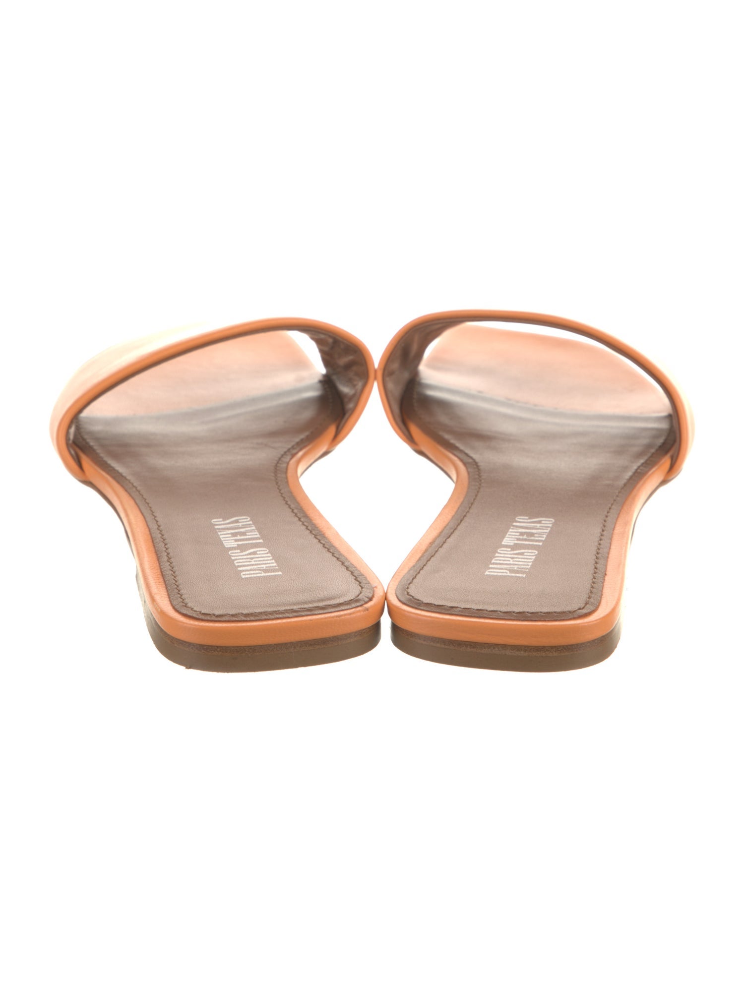 Paris Texas Leather Slides